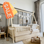 Tipi PLUS παιδικό κρεβάτι με στρογγυλό κάγκελο με συρτάρι - Bazaar