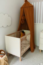 Κούνια κρεβάτι Laura 120x60 εκ. champagne beech - Image 2