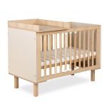 Κούνια κρεβάτι Laura 120x60 εκ. champagne beech - Image 3