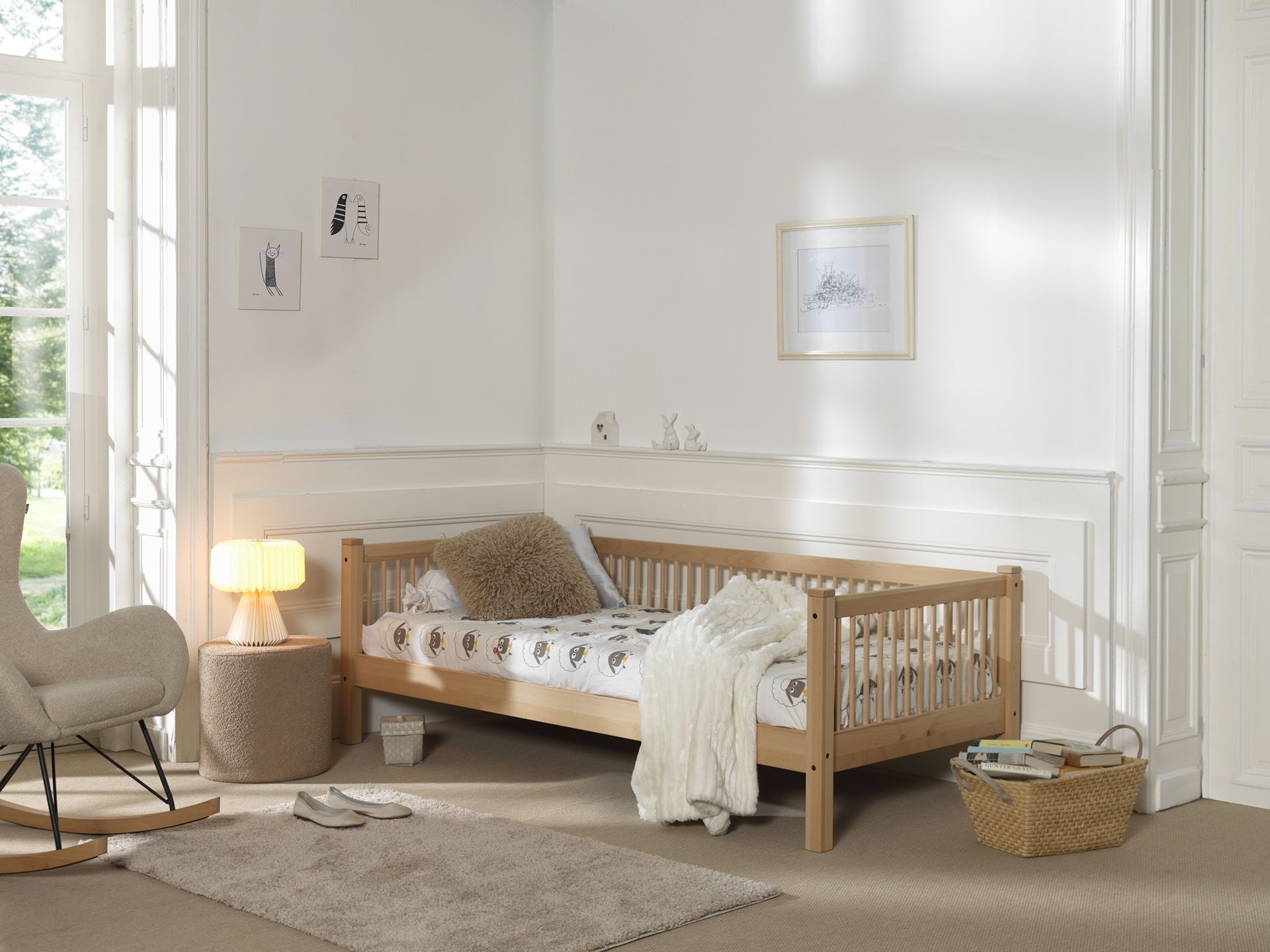 FOKB9010_1_e868 Παιδικό κρεβάτι Forrest Cabin Bed 90X200 εκ. μασίφ οξιά - Image 1
