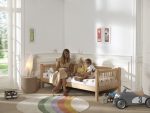 Κρεββάτι Cabin Bed Forrest από Φυσικό Ξύλο Οξιά 200×90 (Χωρίς σκεπή) - Image 2