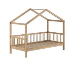 Κρεββάτι Cabin Bed Forrest από Φυσικό Ξύλο Οξιά 200×90 (Χωρίς σκεπή) - Image 8