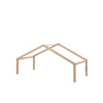 Κρεββάτι Cabin Bed Forrest από Φυσικό Ξύλο Οξιά 200×90 (Χωρίς σκεπή) - Image 14